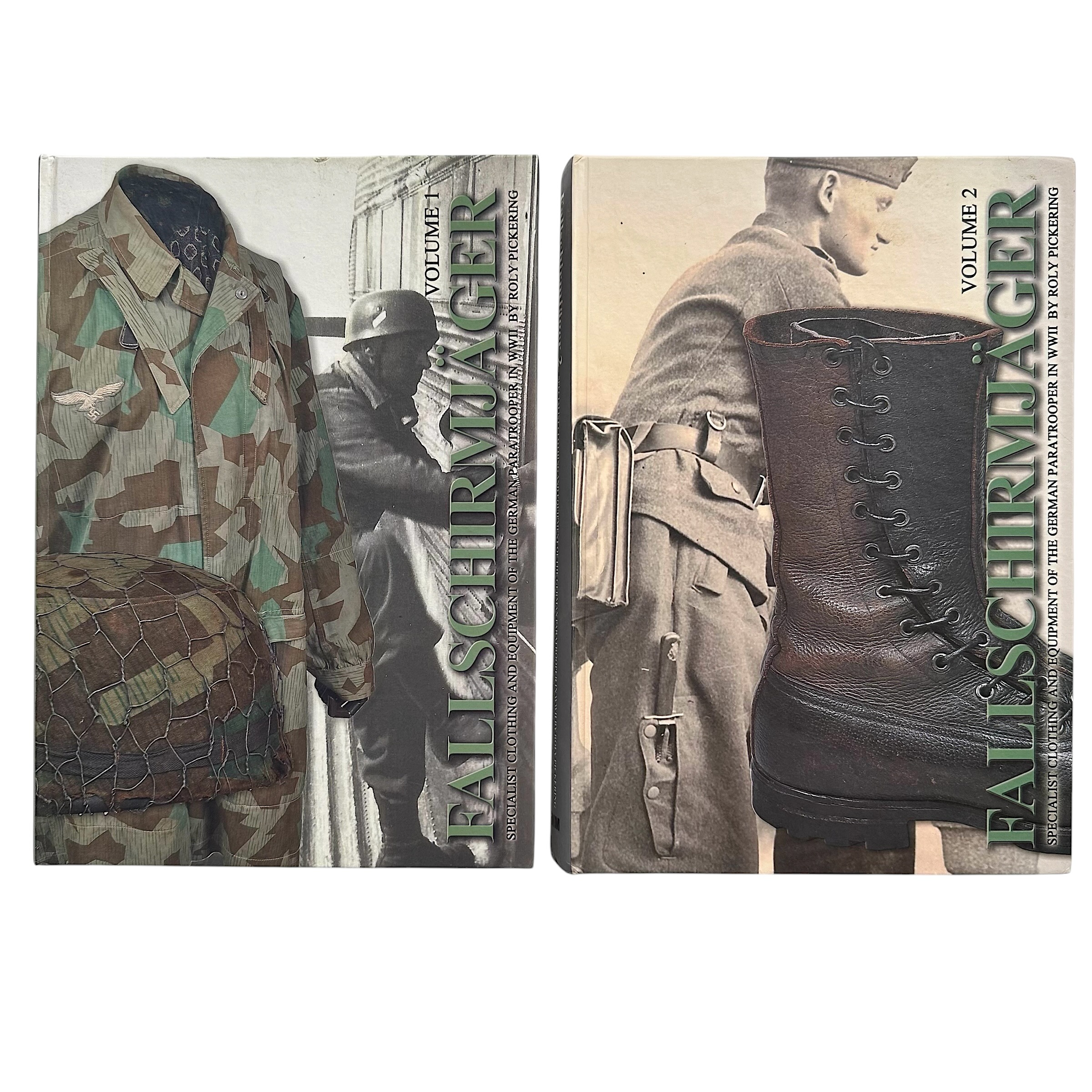 Fallschirmjäger Volumes 1 & 2 by Roly Pickering – WWII German Paratrooper Uniforms & Equipment Reference Books