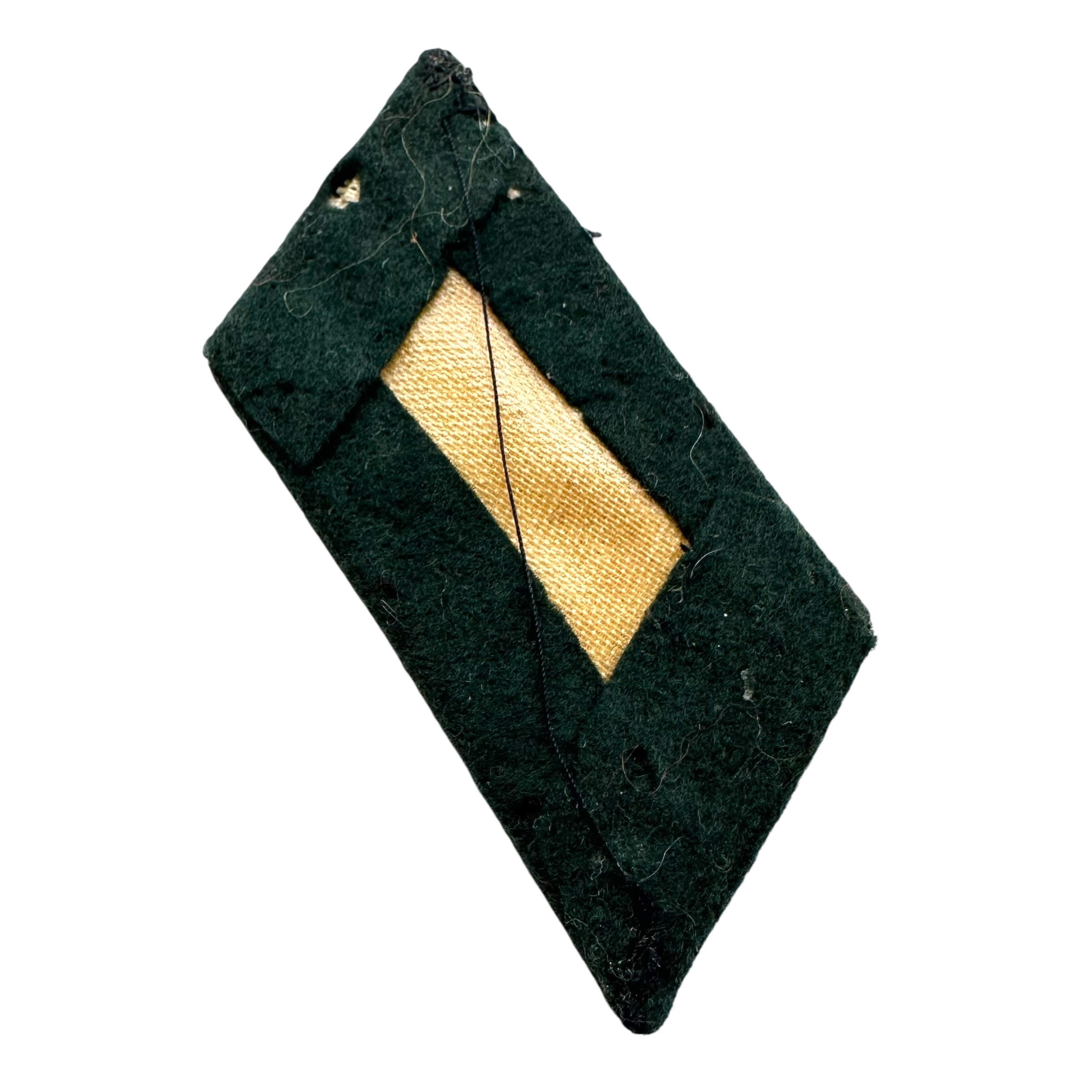 Original WWII German Wehrmacht Artillery Collar Tab Officer Rank - Afbeelding 2