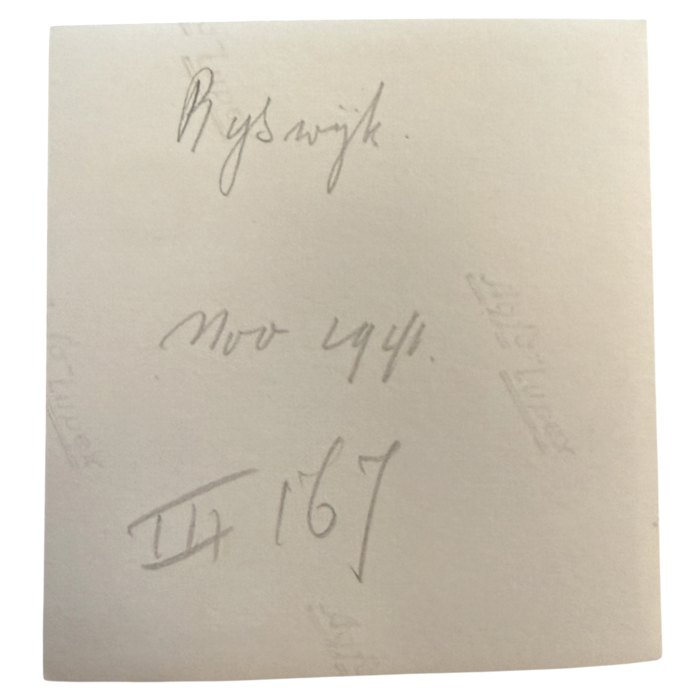Original WWII German Luftwaffe Photo Rijswijk Netherlands November 1941 - Afbeelding 3