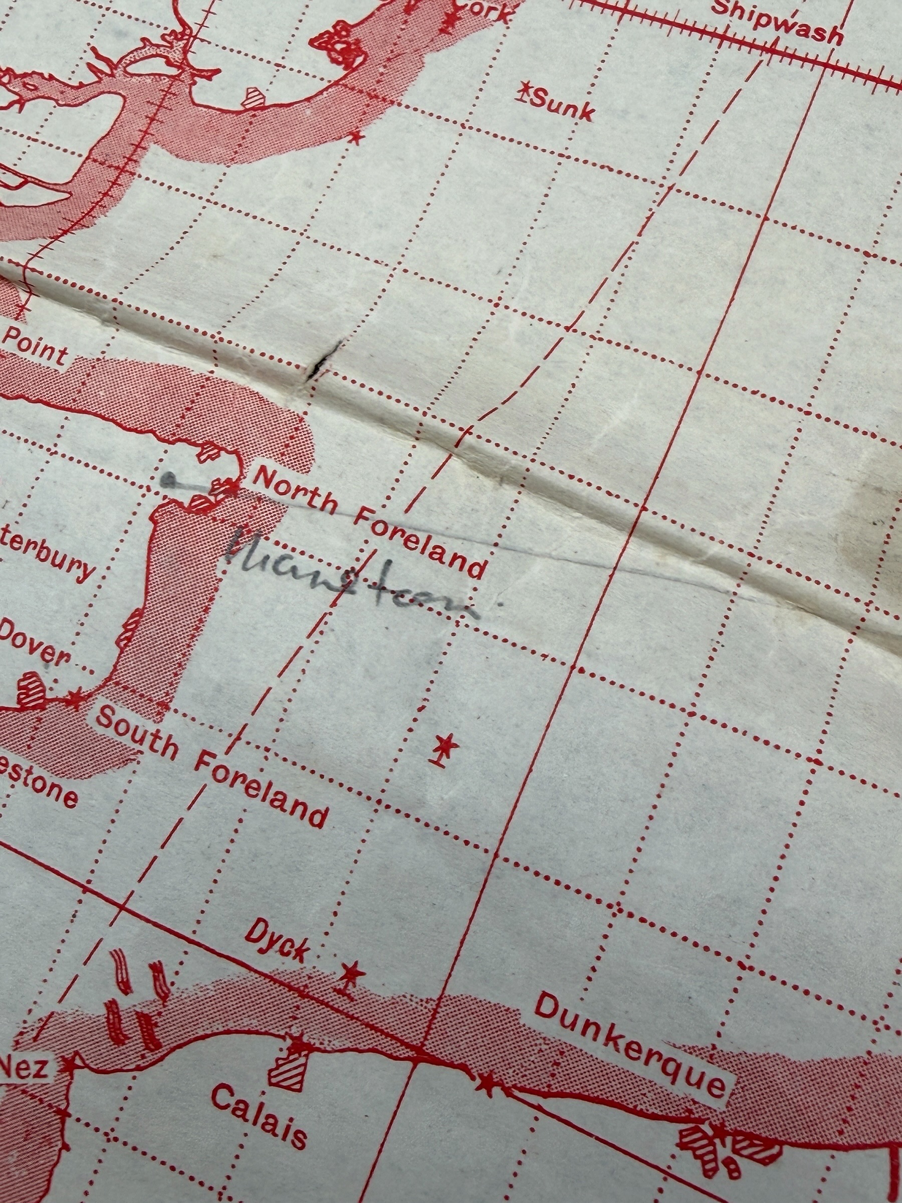 Original WWII British RAF Bombing & Flight Navigation Map Berlin Hannover Eindhoven Twente Germany – GSGS 4080 June 1944