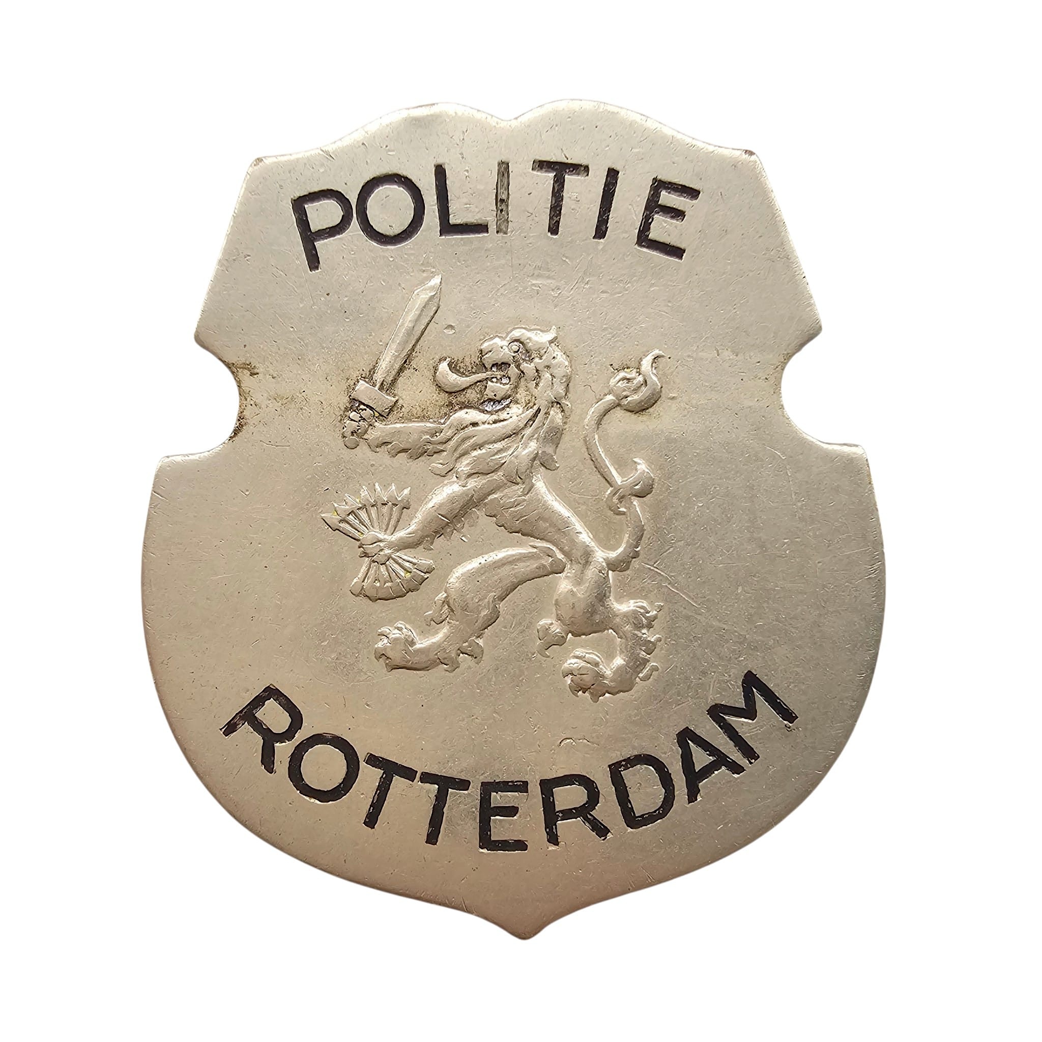 Original 1920/30s Dutch Rotterdam Police Badge – Number 290