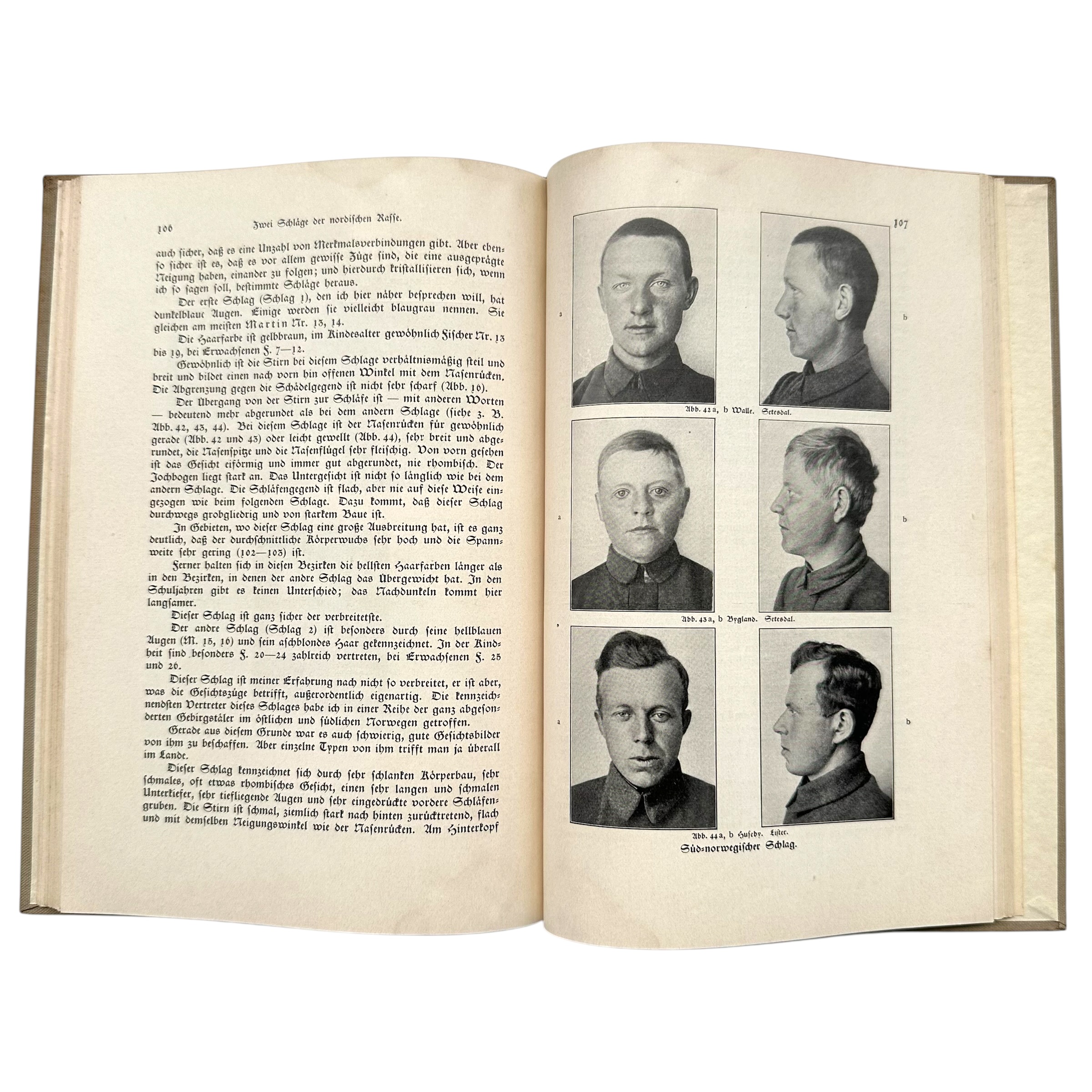 Original 1929 German Racial Anthropology Book 'Der nordische Mensch' by Halfdan Bryn – J.F. Lehmanns Verlag München