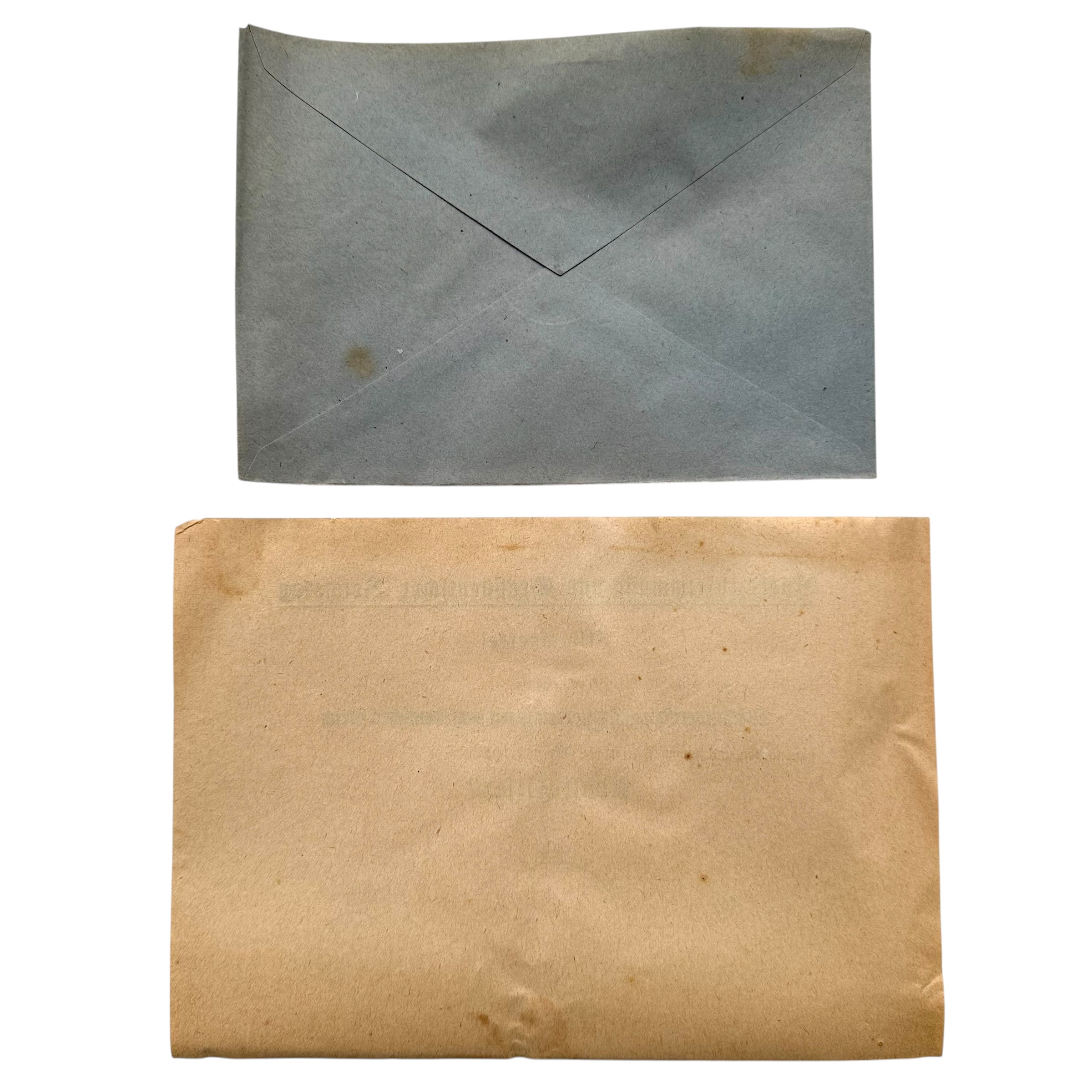 Original 1938 German Adolf Hitler Anschluss Referendum Ballot with Official Ballot Envelope