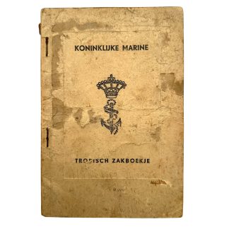 Original 1946 Royal Netherlands Navy Tropical Pocket Book – Netherlands East Indies