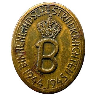 Original Dutch Remembrance Badge Nederlandse Binnenlandse Strijdkrachten 1944-1945