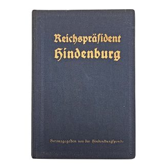 Origineel boek 'Reichspräsident Hindenburg', uitgegeven door de Hindenburgspende, 1927