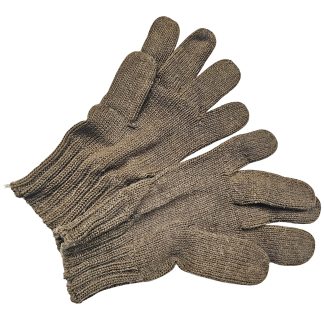 Origineel WWII Brits/Canadees paar wollen handschoenen