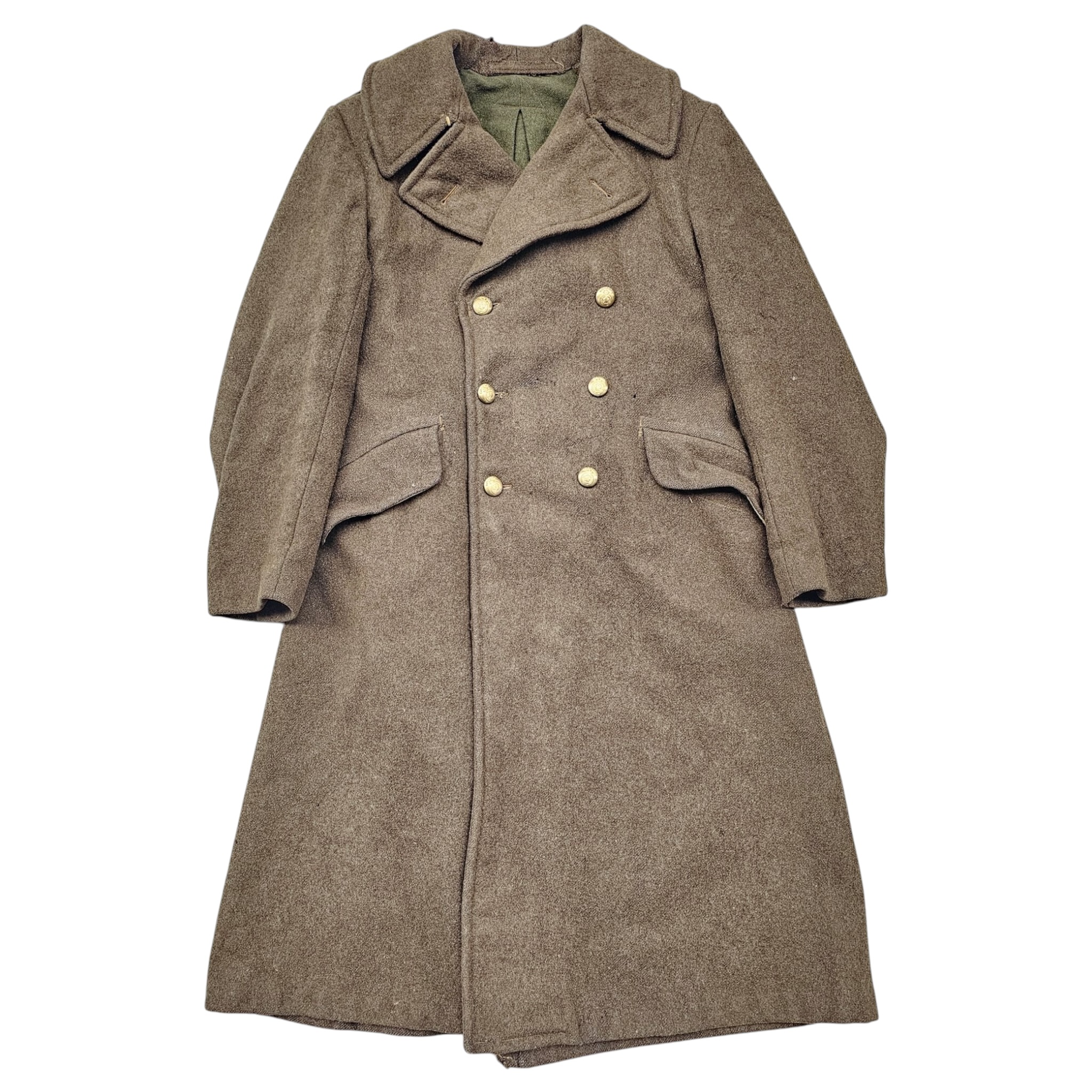 Originele WWII Canadese 1941 Pattern greatcoat, gedateerd 1942