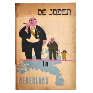 Voorzijde van de Nederlandse anti-joodse brochure 'De Joden in Nederland' uit WOII