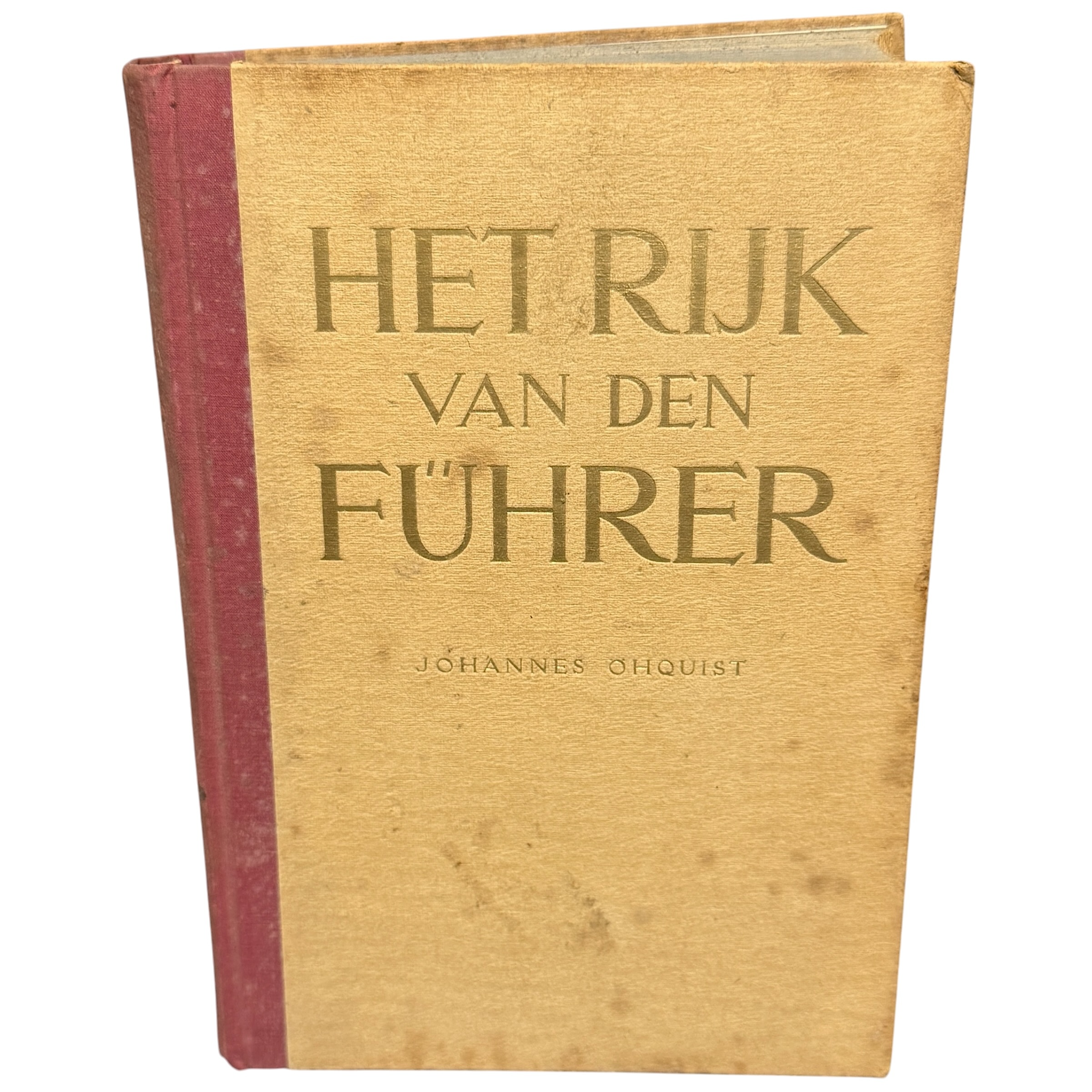 Boek 'Het Rijk van den Führer' door Johannes Öhquist