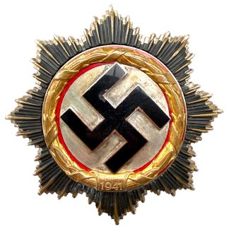 Origineel Duits Kruis in Goud, Godet '21', zeldzaam zwaar type, 1941 gedateerd