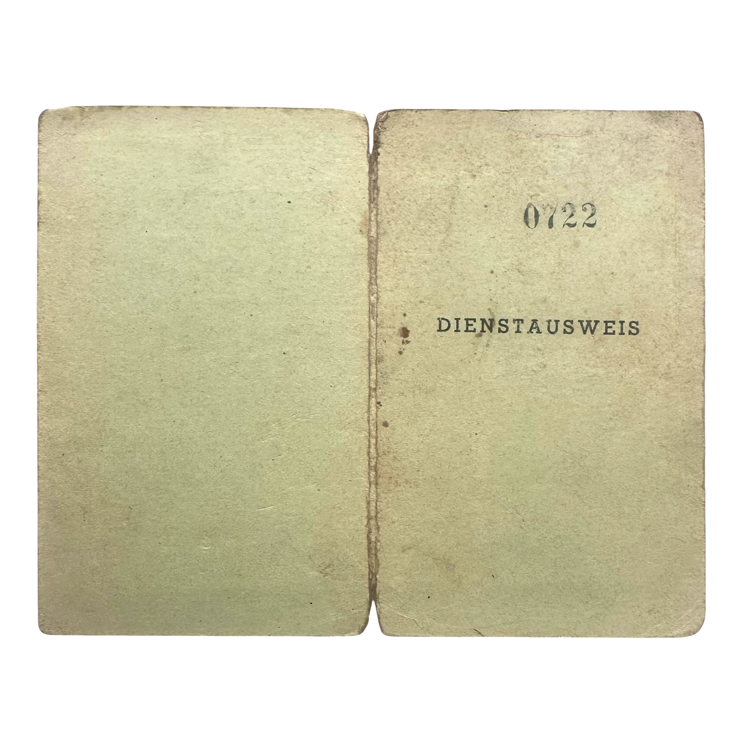 Original WWII German Dienstausweis 1943 – Irena Joniec – Forstinspektion Kielce Zagnańsk