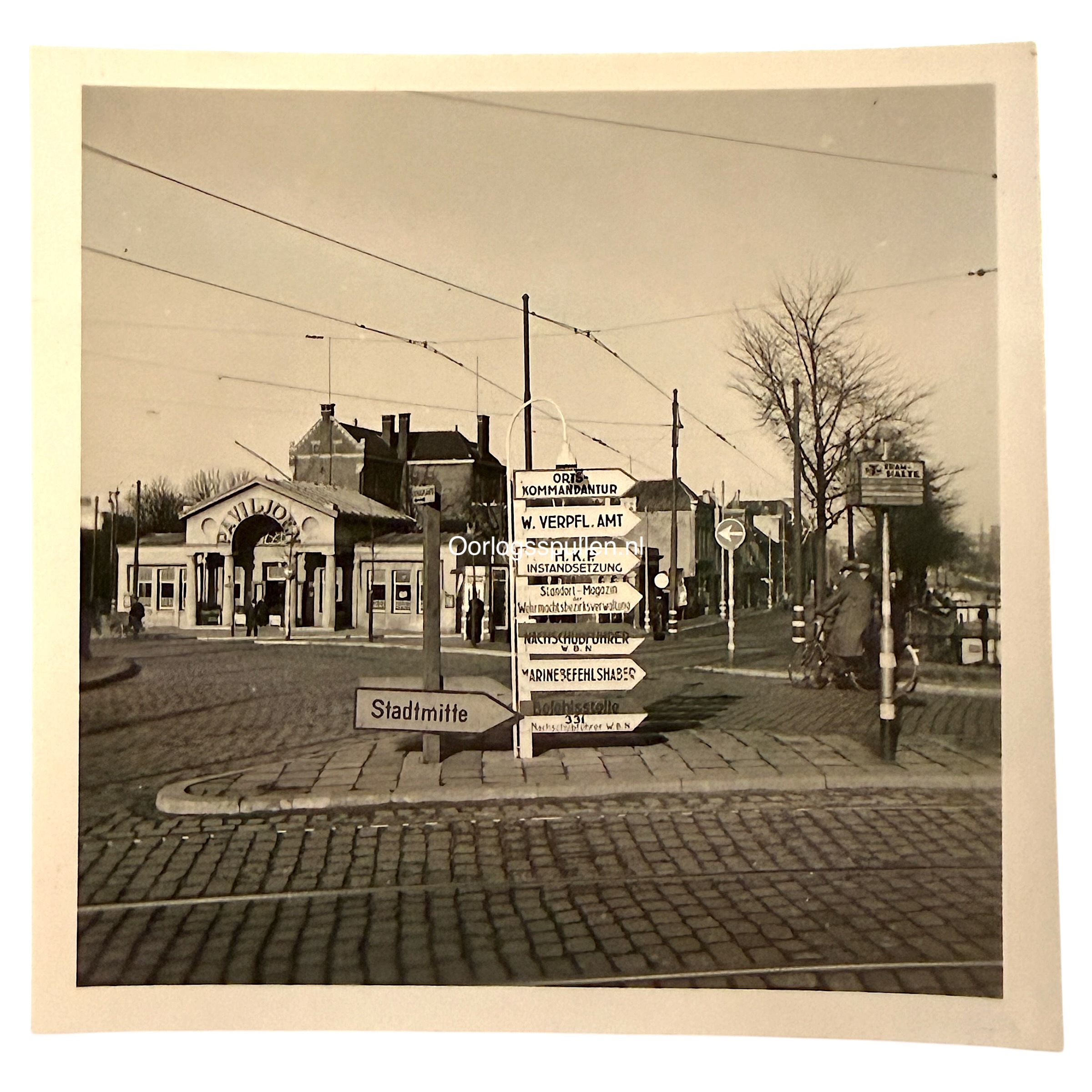 Original WWII German Photo The Hague Netherlands German Military ...