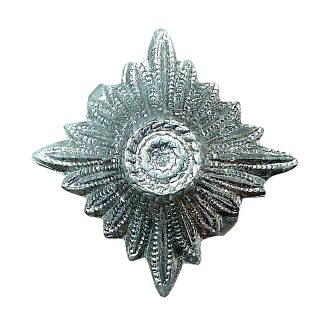 Origineel WWII Duits rangster (pip) van 10 mm voor kraagspiegel of schouderstuk