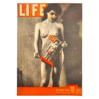 Original WWII German propaganda leaflet 'Life - Death'