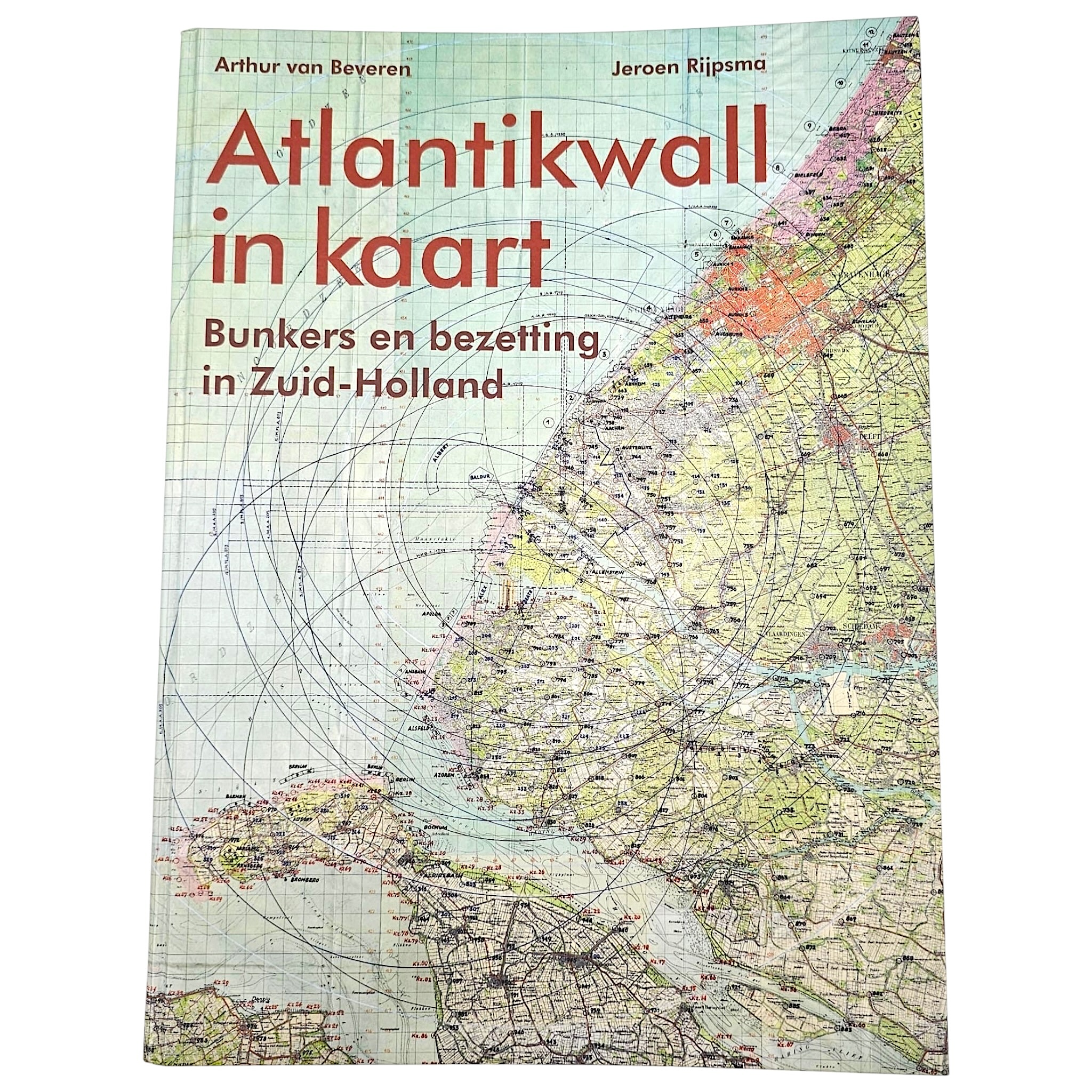Omslag van het boek 'Atlantikwall in kaart - Bunkers en bezetting in Zuid-Holland'