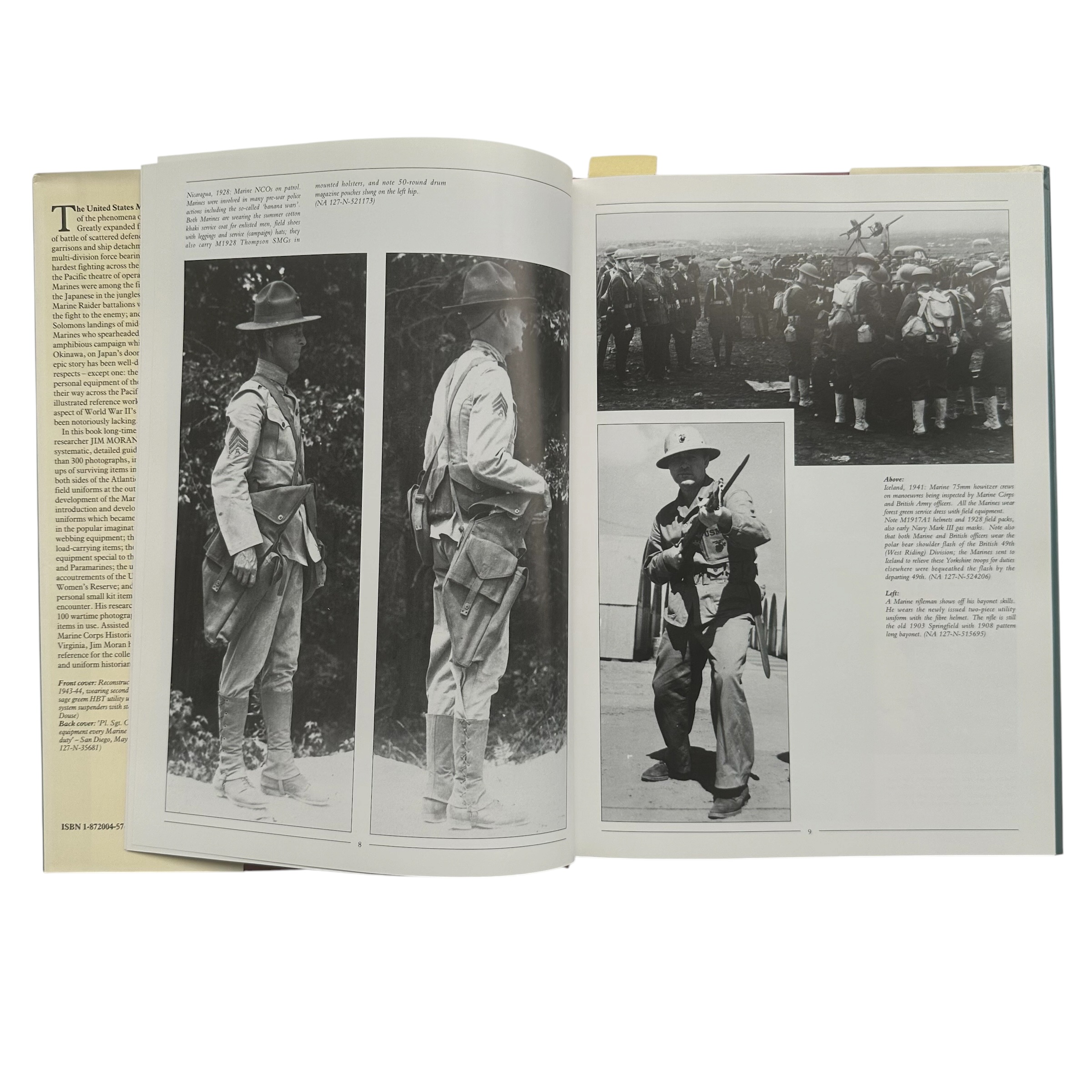 U.S. Marine Corps Uniforms & Equipment in World War II by Jim Moran – WWII USMC Reference Book
