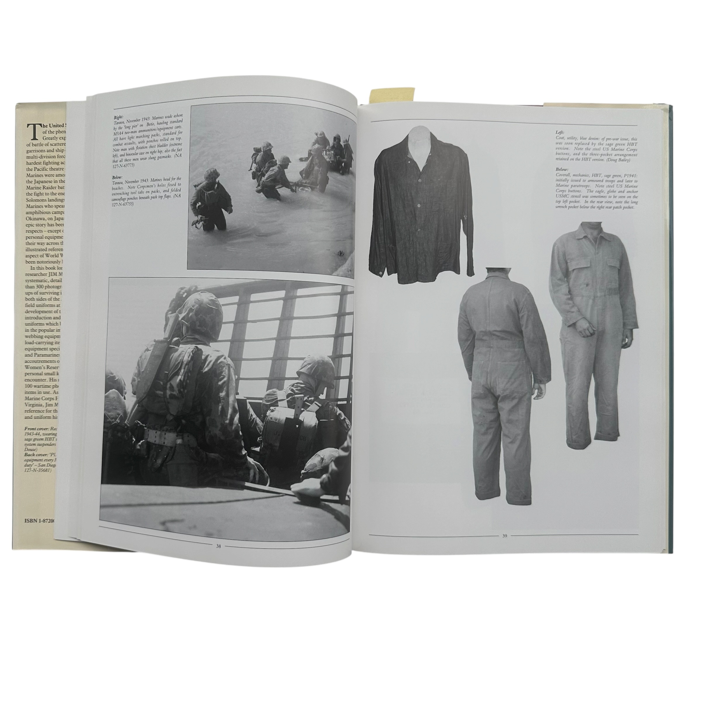 U.S. Marine Corps Uniforms & Equipment in World War II by Jim Moran – WWII USMC Reference Book
