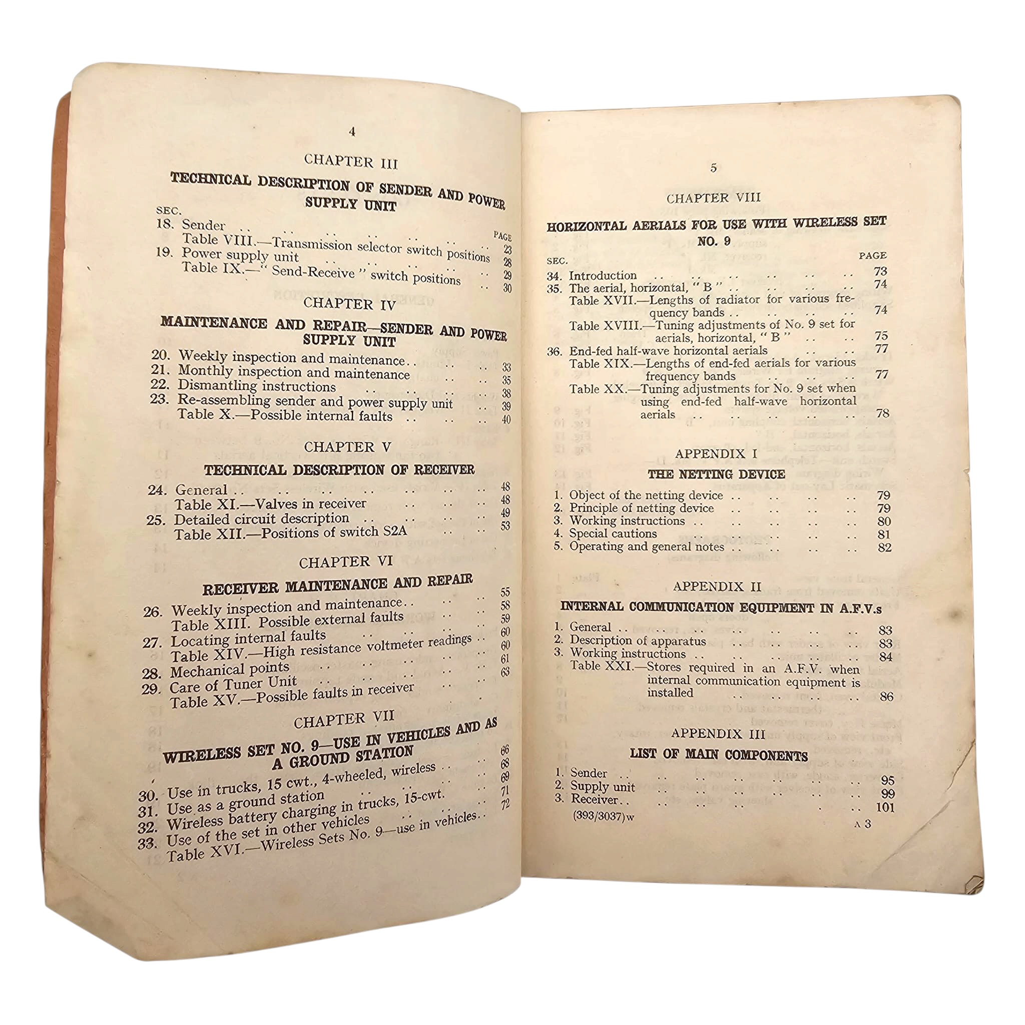 Original WWII British manual Signal Training Volume III, Pamphlet No. 25: Wireless Set No. 9 from 1940 - Afbeelding 10