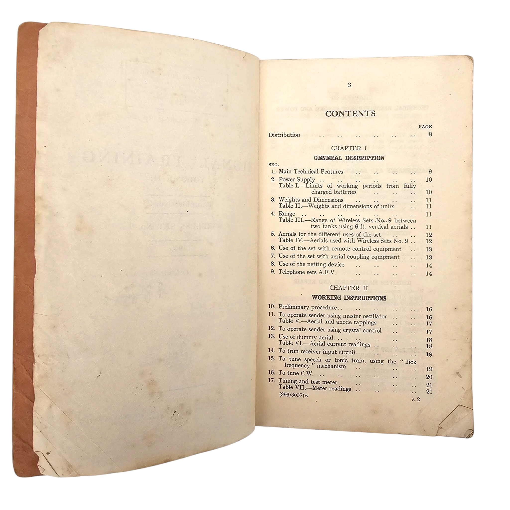 Original WWII British manual Signal Training Volume III, Pamphlet No. 25: Wireless Set No. 9 from 1940 - Afbeelding 4