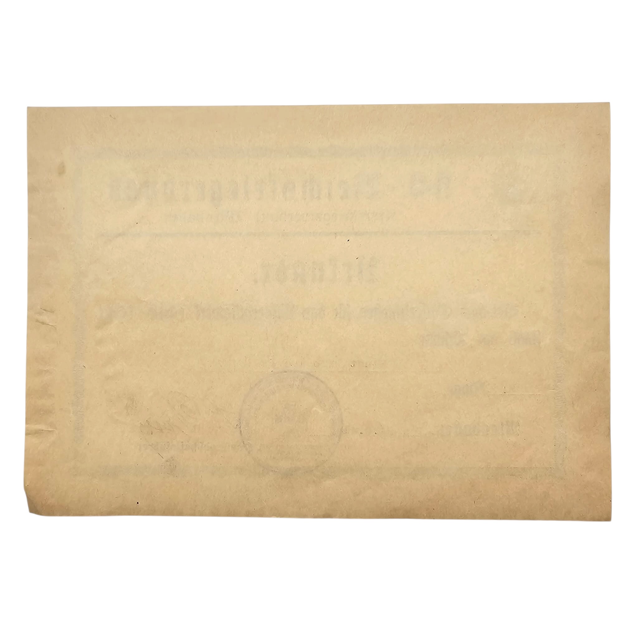 Original WWII German NS-Reichskriegerbund Urkunde Wiesbaden 1941 - Afbeelding 2