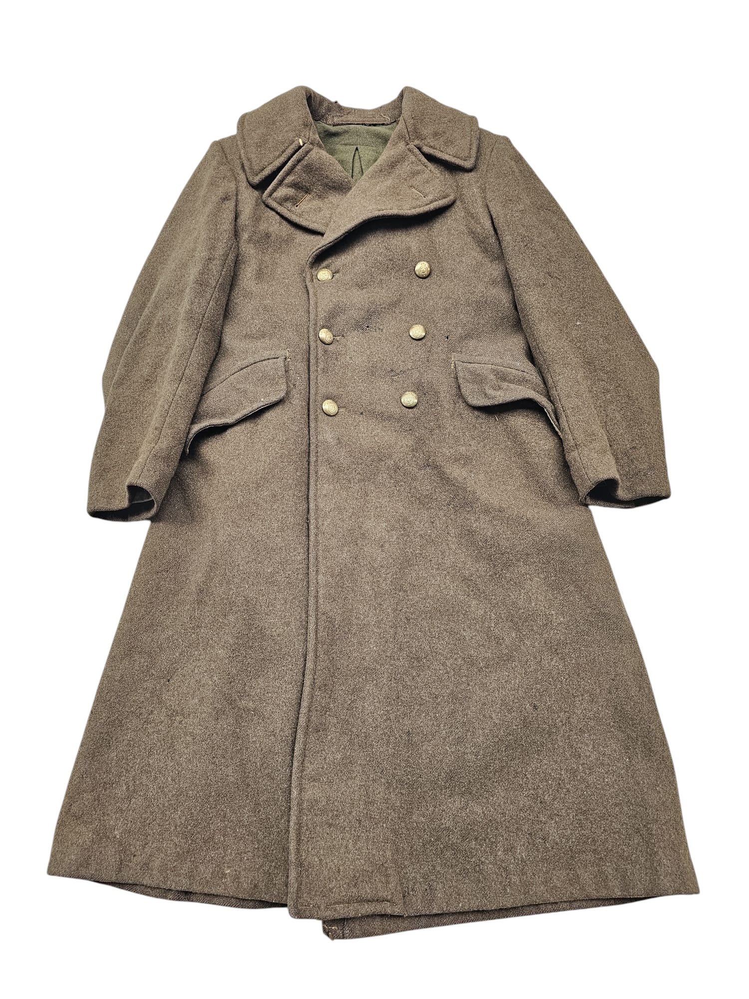 Original WWII Canadian 1942 Dated 1941 Pattern Greatcoat - Afbeelding 2