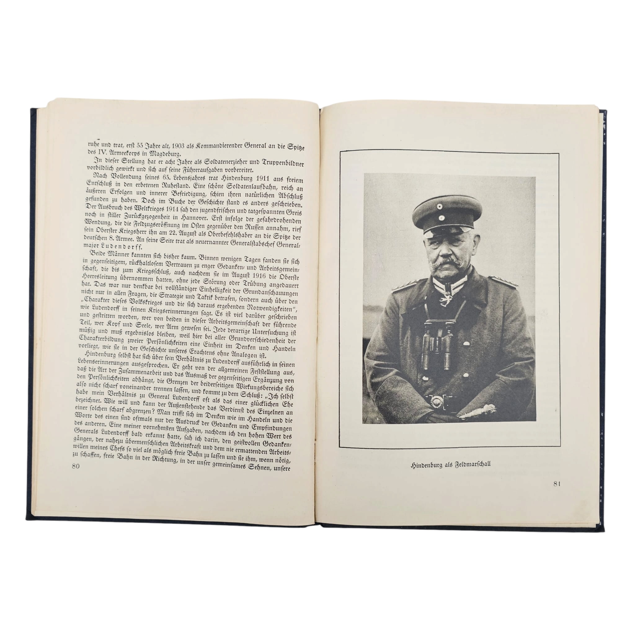 Original German book 'Reichspräsident Hindenburg' published by the Hindenburg Foundation and printed in 1927 by Otto Stollberg Publishers in Berlin - Afbeelding 4