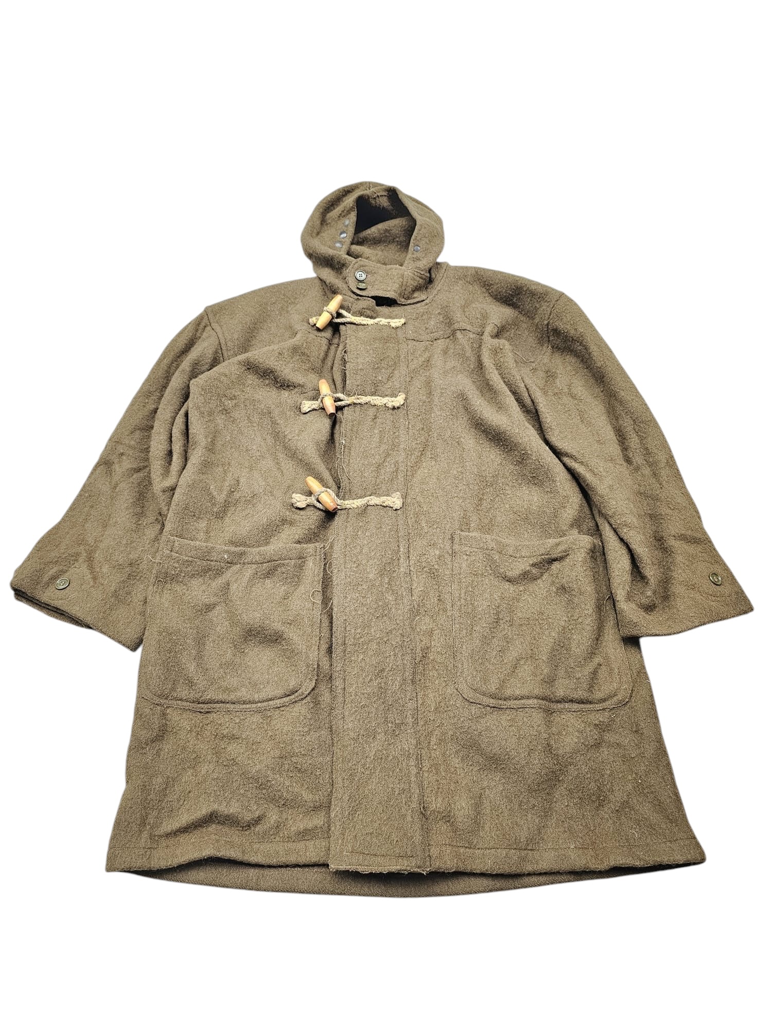 Original WWII Canadian Wool Duffle Coat - Ambridge-Thompson - Afbeelding 2