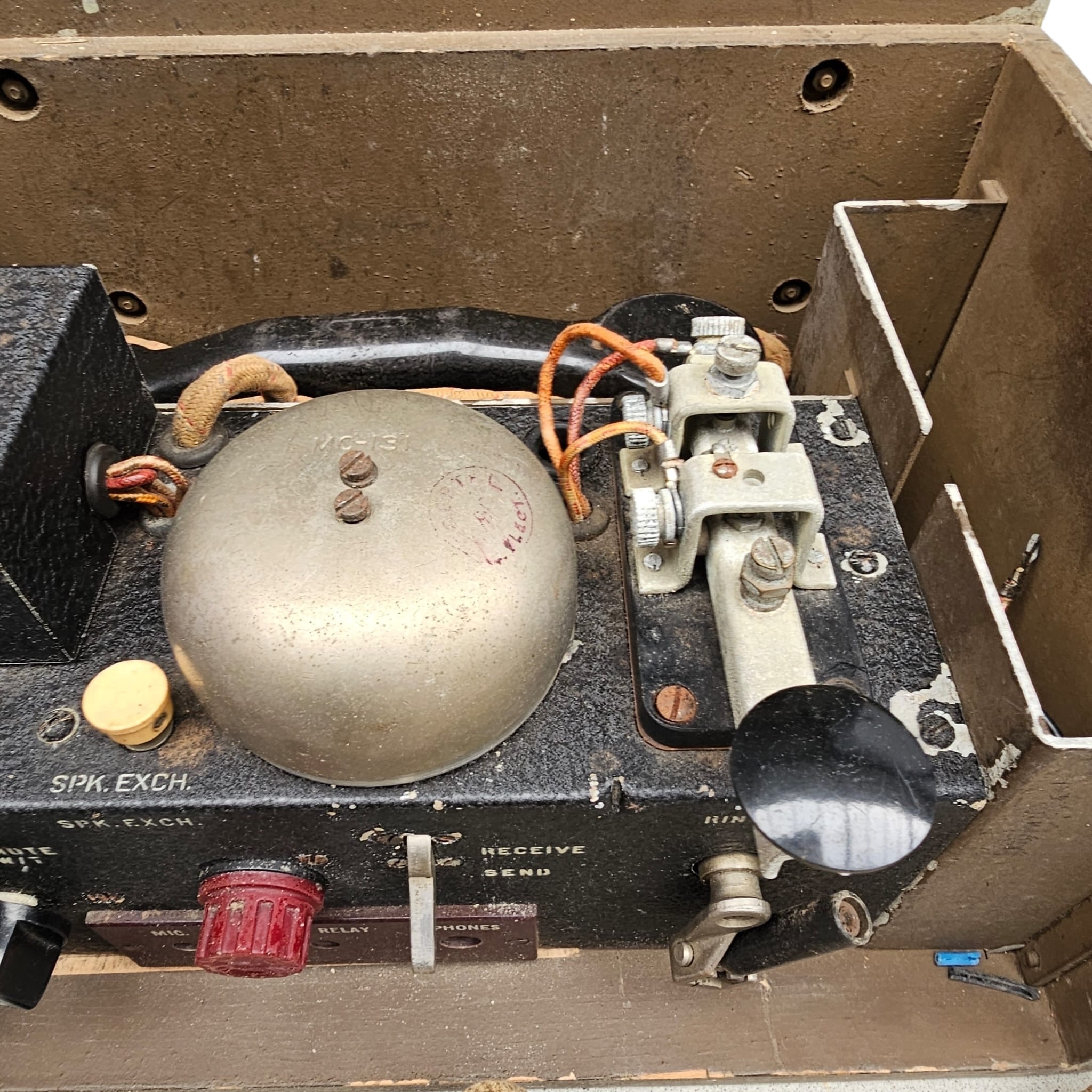 Original WWII Wireless Remote Control Unit No. 1 (Canadian) from World War II, manufactured by the RCA Victor Company Limited in 1944 - Afbeelding 12