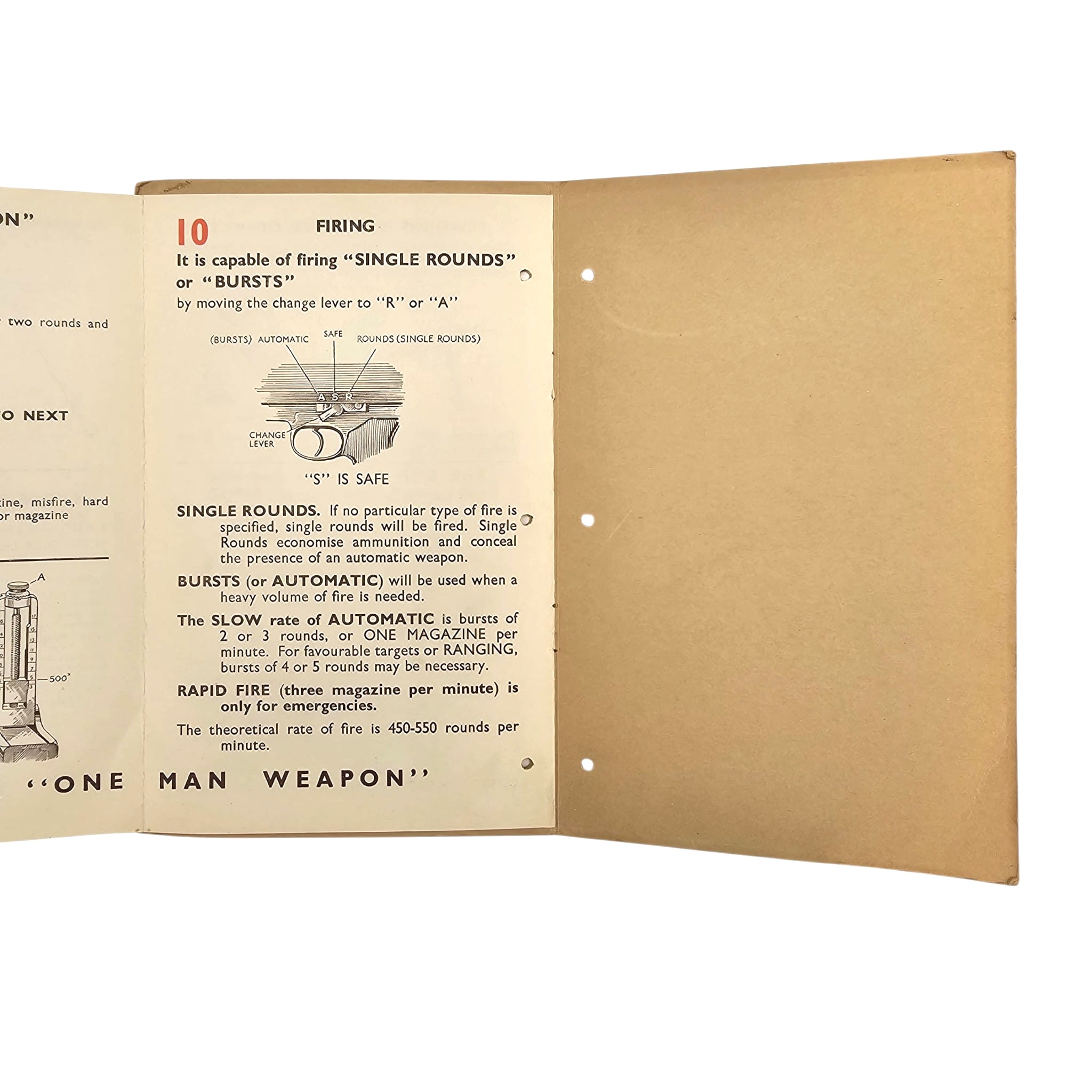 Original WWII British Bren Light Machine Gun Illustrated Training Manual by Gale & Polden