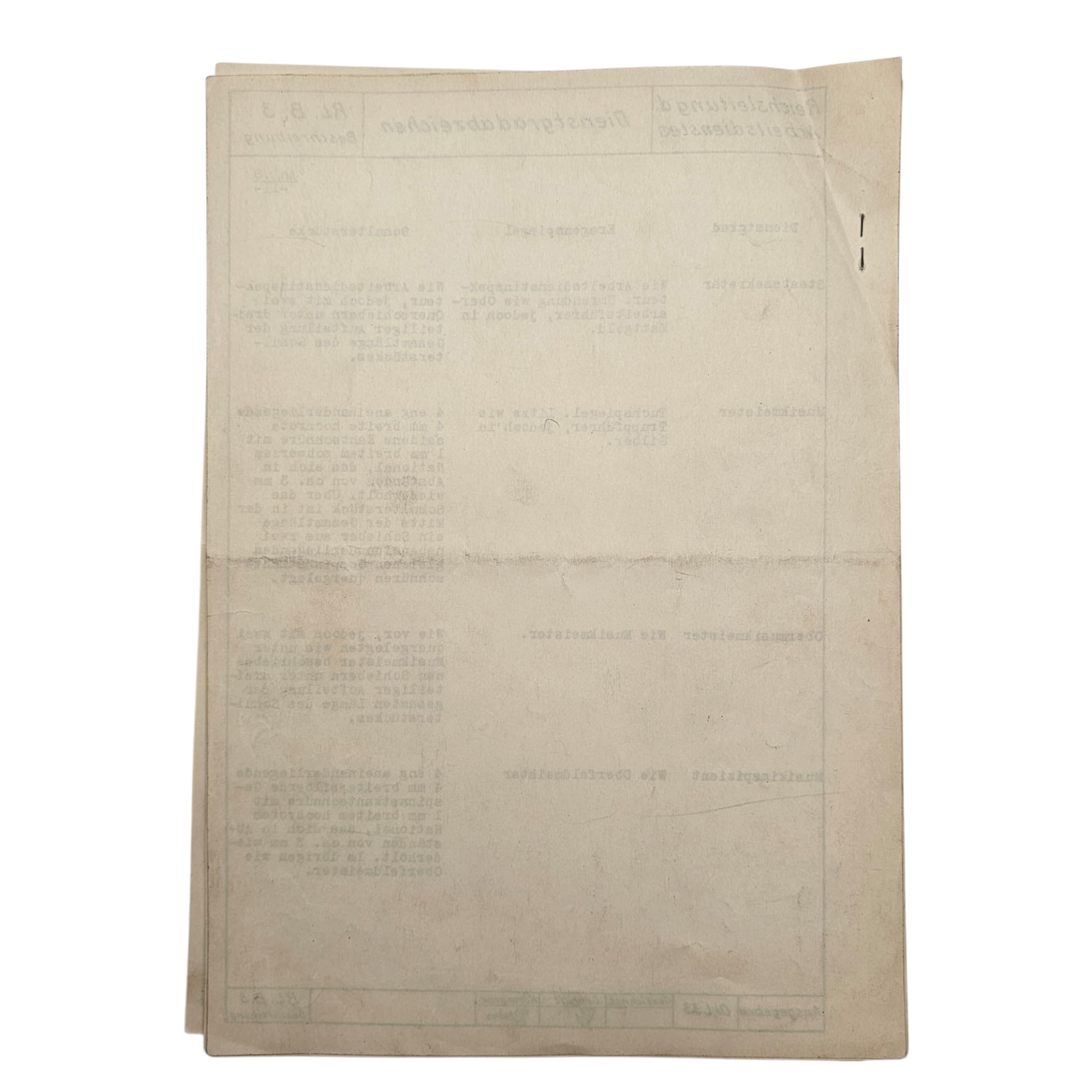 Original 1933 German Arbeitsdienst Uniform Regulations – Dienstgradabzeichen RL.B.3 – Reichsleitung des Arbeitsdienstes - Afbeelding 11