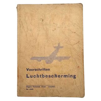 Origineel Nederlands boek 'Voorschriften Luchtbescherming' uit 1940, No. 4520