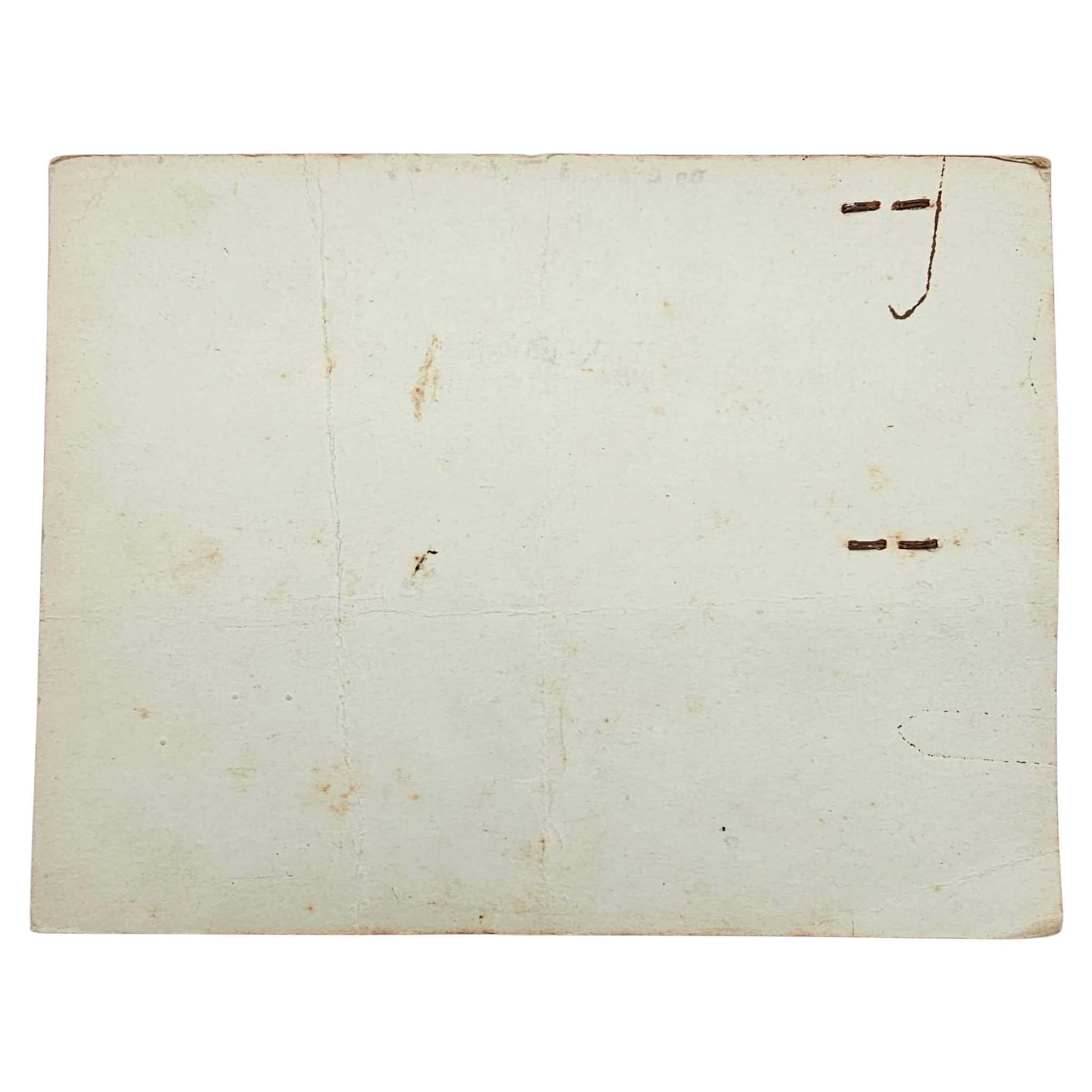 Original 1945-1949 Dutch KNIL registration form card East Dutch Indies - Afbeelding 2