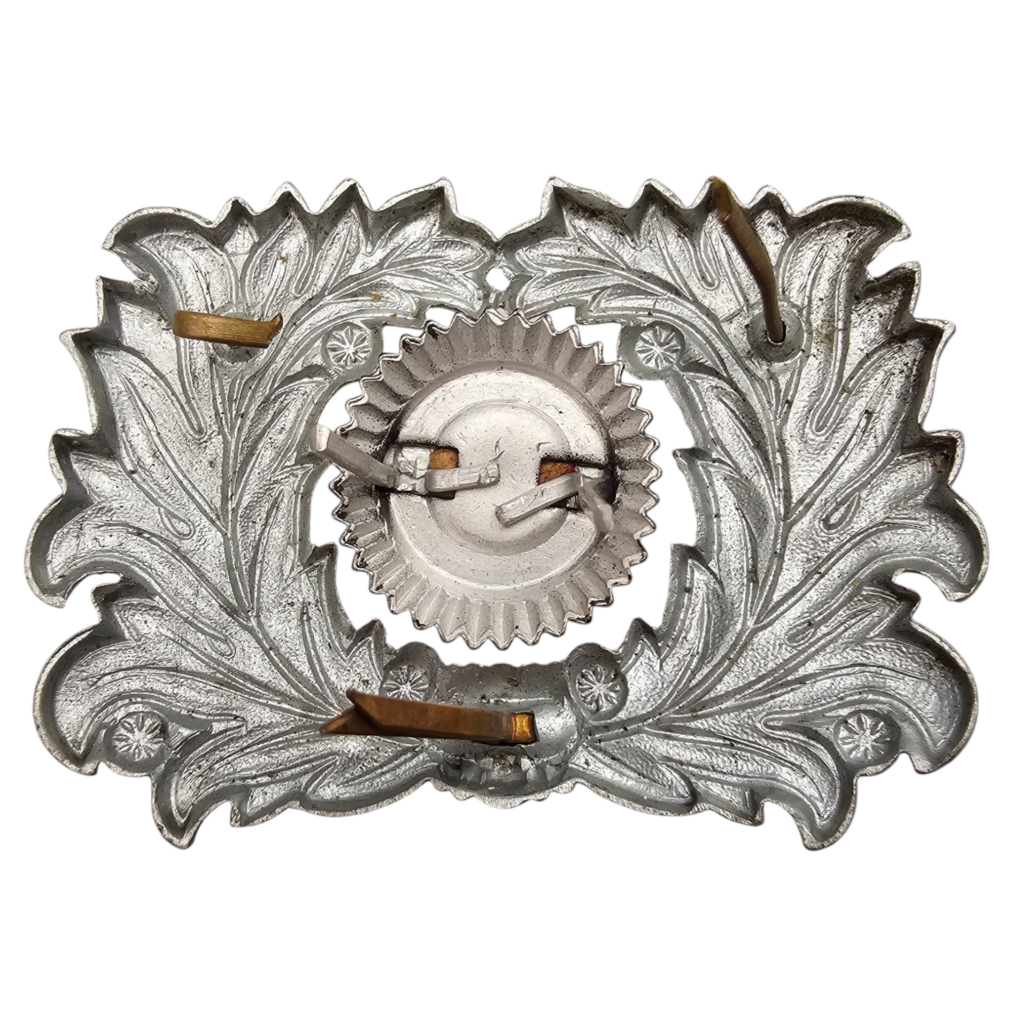 Original WWII German Zollgrenzschutz Visor Cap Wreath Cockade - Afbeelding 2