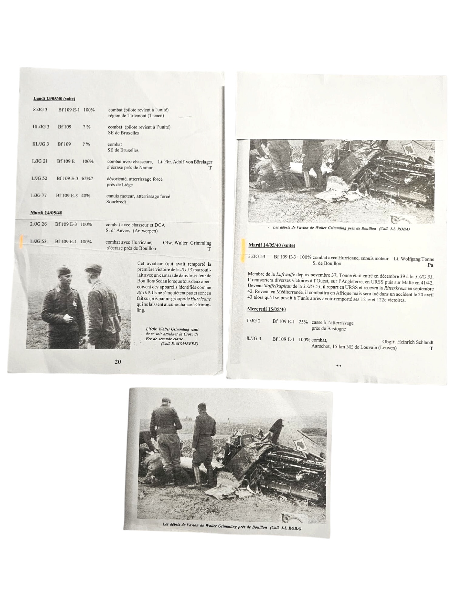 Original WWII German Junkers Ju 88 A-1 Right Wing Flap – Arado 1940 – Recovered near Bouillon, Belgium - Afbeelding 21