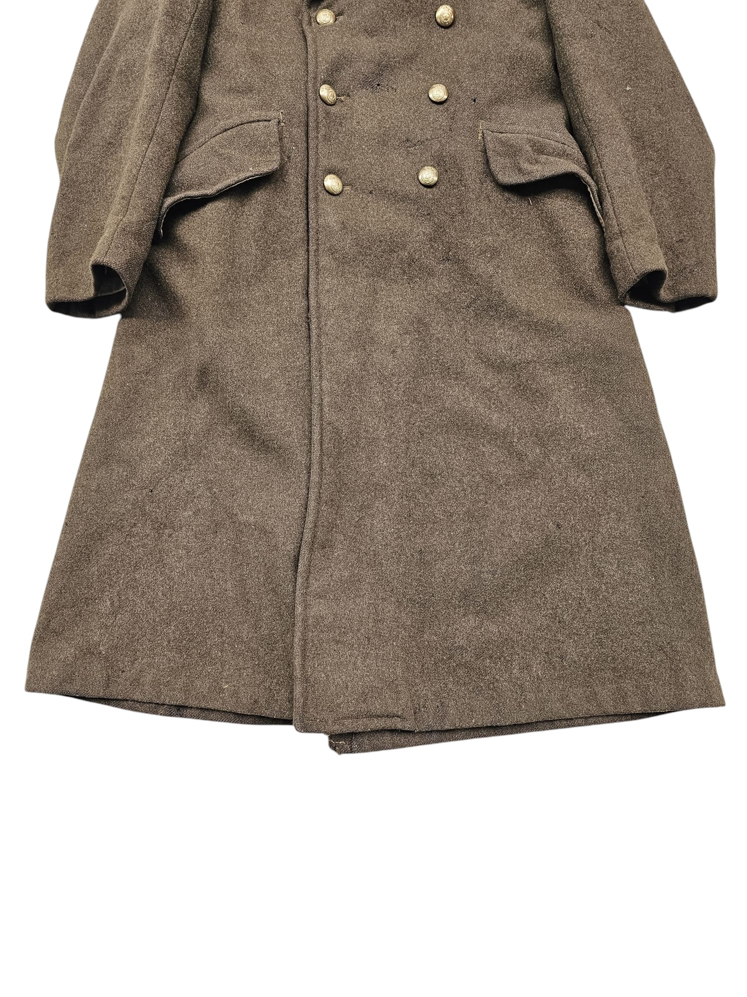 Original WWII Canadian 1942 Dated 1941 Pattern Greatcoat - Afbeelding 10