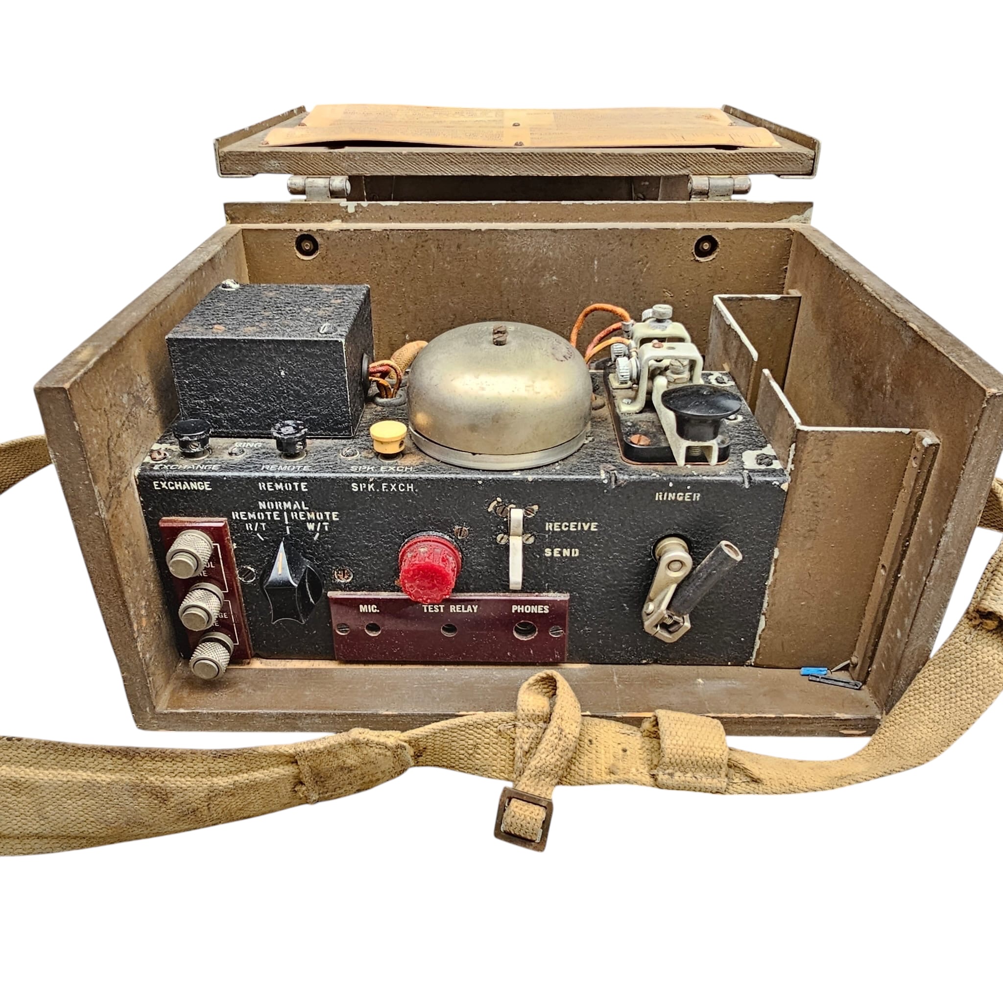 Original WWII Wireless Remote Control Unit No. 1 (Canadian) from World War II, manufactured by the RCA Victor Company Limited in 1944 - Afbeelding 3