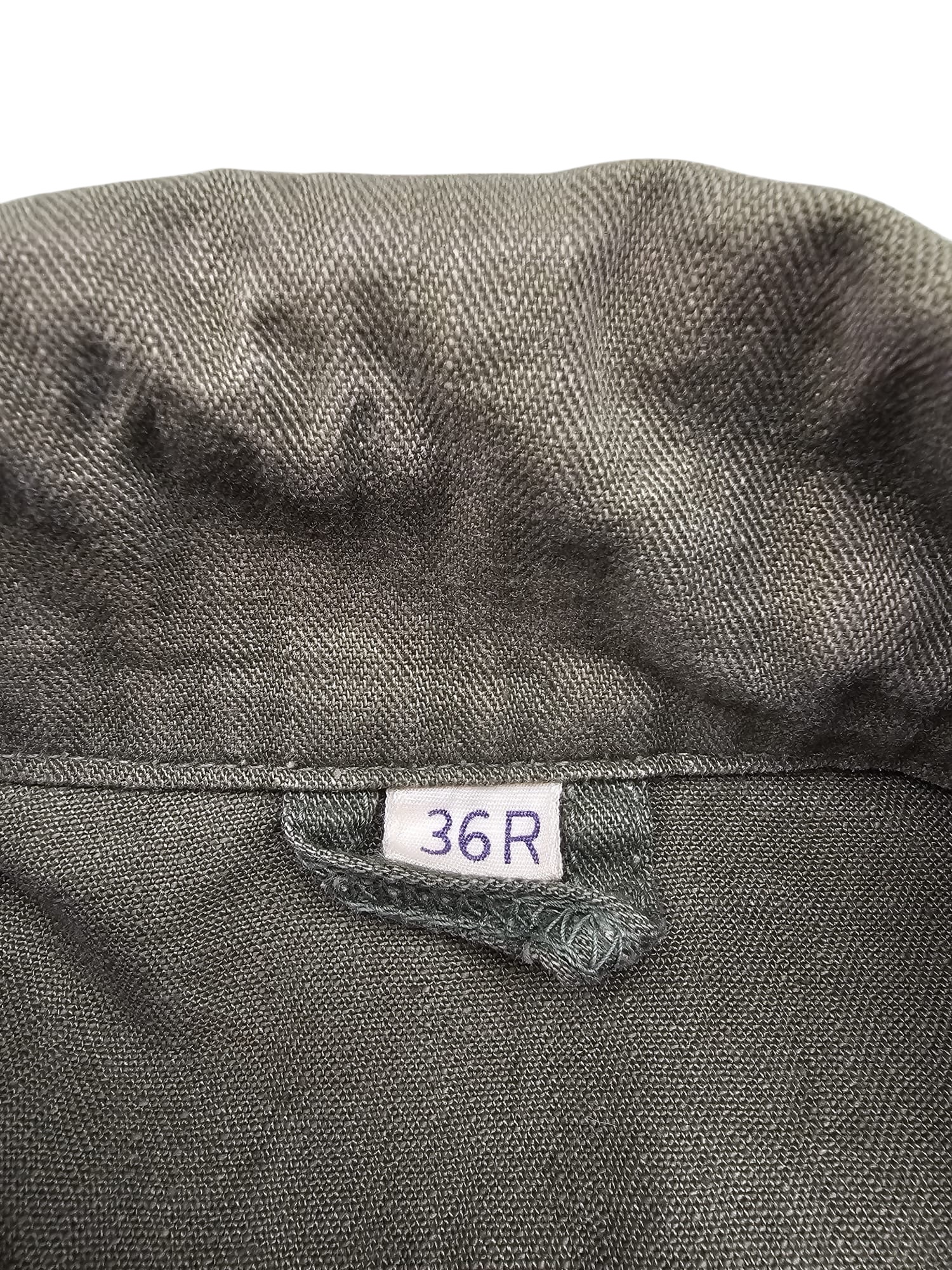 Original WWII US army HBT coveralls 14th Armored Division, May 1944 - Afbeelding 9